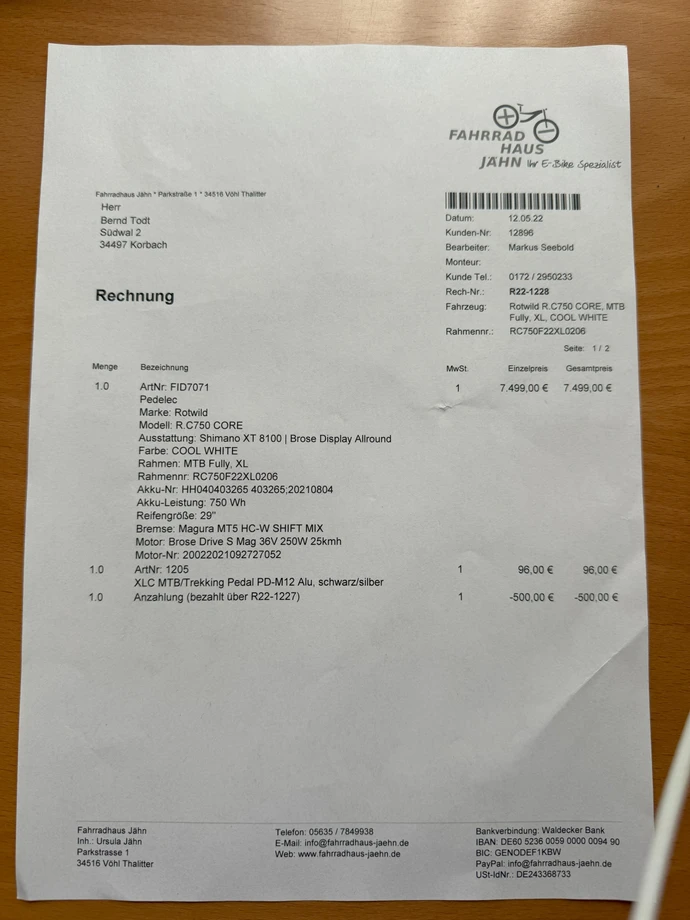mtb-Korbach--Rotwild-RC750-nearlyperfect-bccc680 Detailbild #2