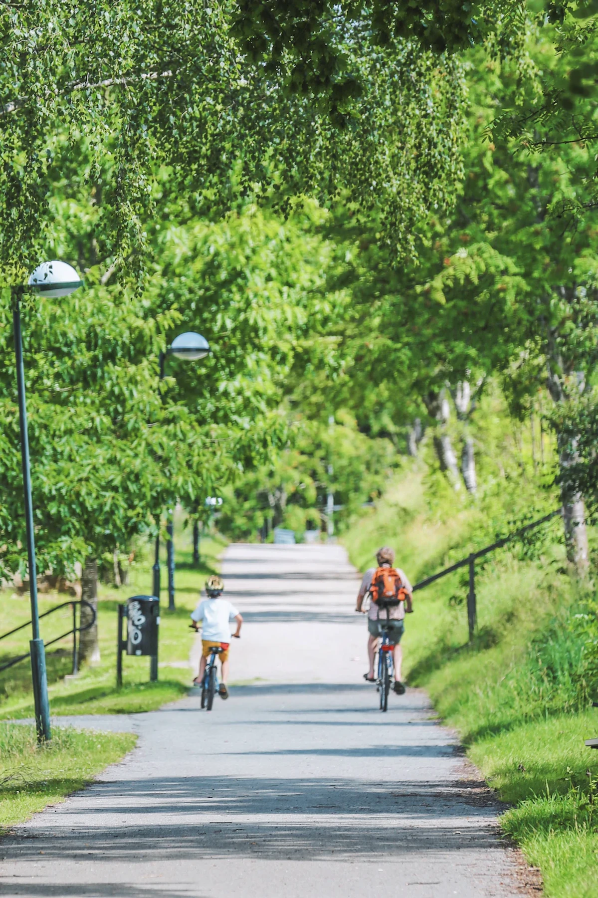 Mit dem Fahrrad zur Schule